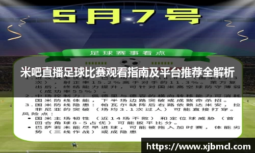 米吧直播足球比赛观看指南及平台推荐全解析