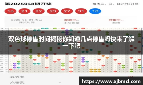 双色球停售时间揭秘你知道几点停售吗快来了解一下吧